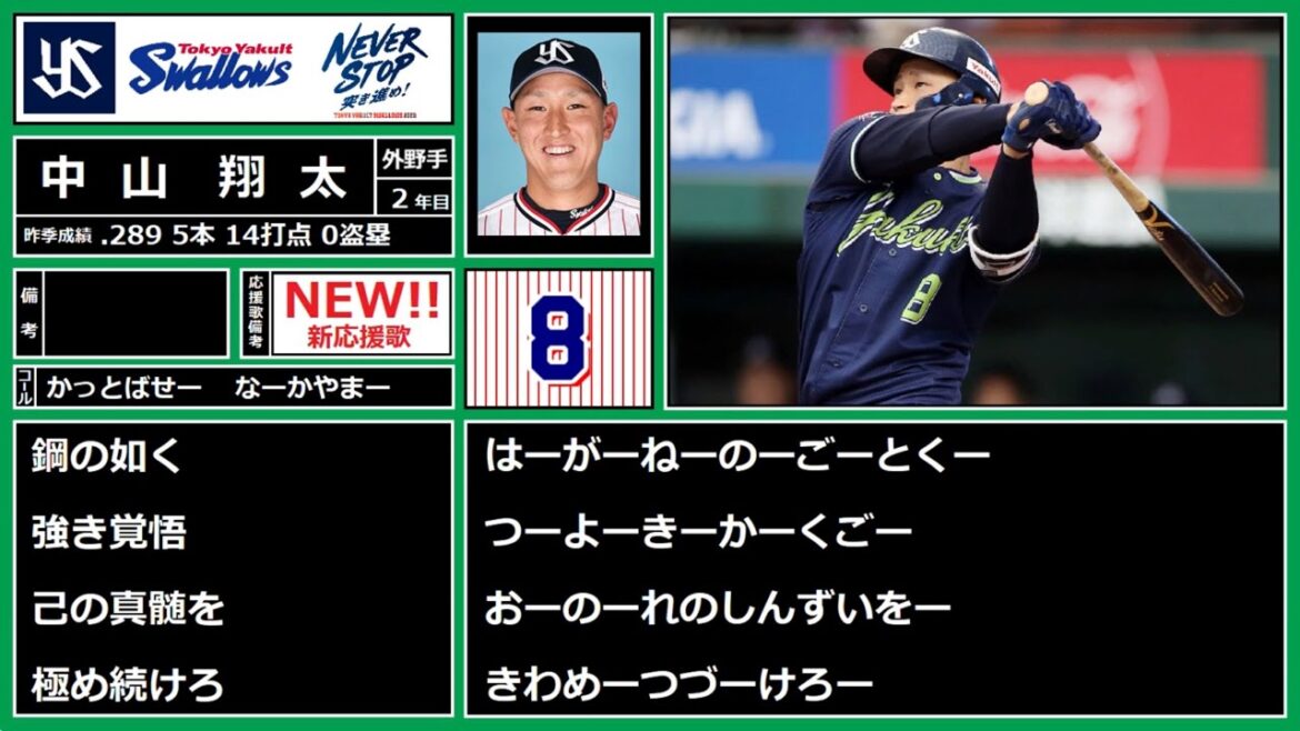 【2020応援歌】東京ヤクルトスワローズ応援歌ガイド(選手別応援歌+共通+マルチ+チャンテ+α)