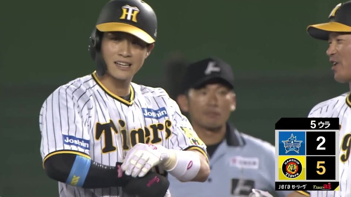 Hanshin-Tigers: 【主軸の如く】再び #木浪聖也 選手に快音!本日5打点&猛打賞の大活躍!【2023/7/11T-DB】