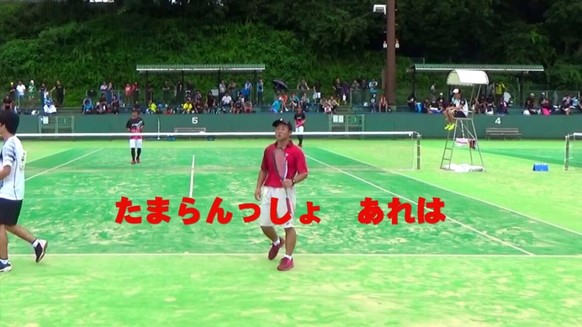 林田選手のあまりのサーブの威力に思わず心の声が漏れてしまう東京ガス高橋選手