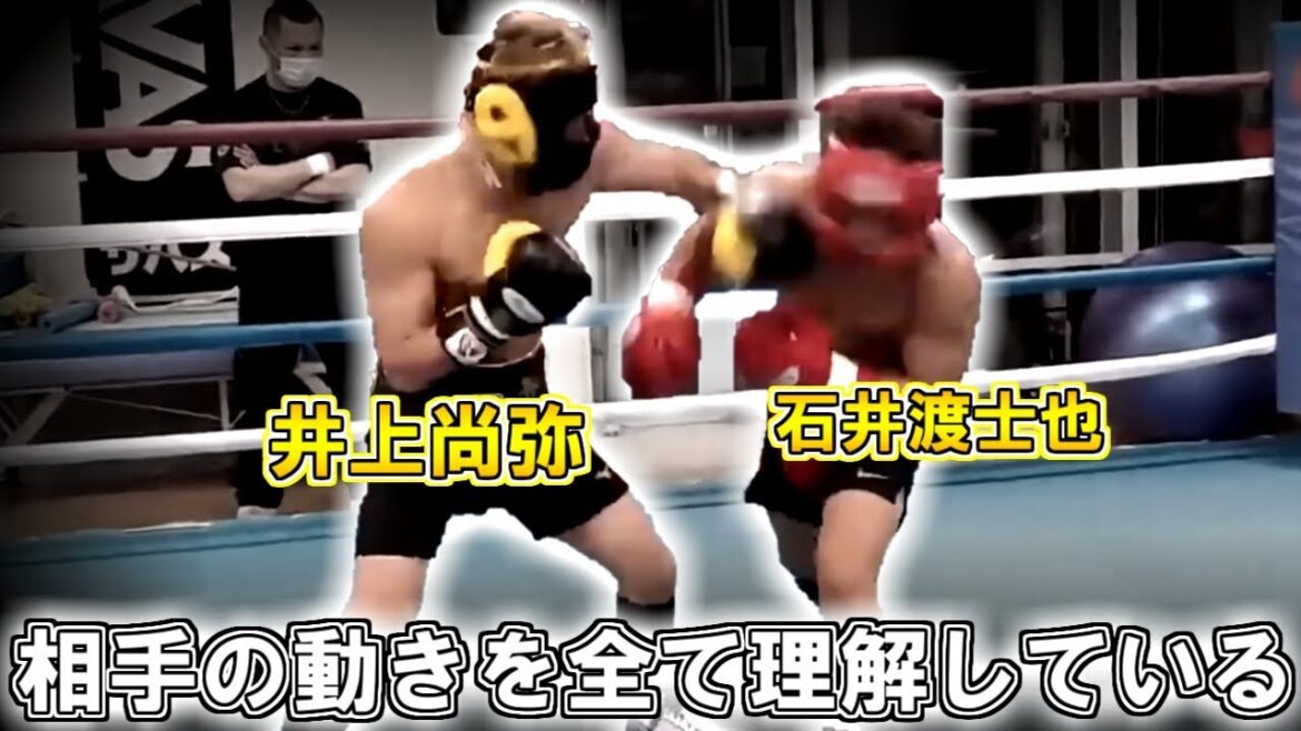 【日本チャンピオンをボッコボコにする】井上尚弥vs石井渡士也のスパーリング動画を解説してみた。Naoya Inoue vs Toshiya Ishii