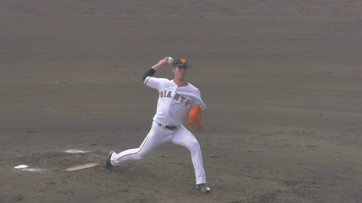 【プロ野球】沖縄キャンプ 巨人 宮國椋丞 打撃投手