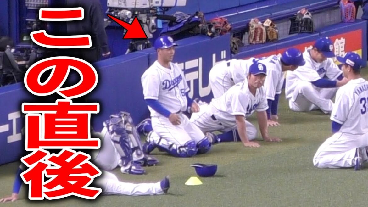 面白い動きをする石橋康太www【中日ドラゴンズ 2022年3月15日 プロ野球オープン戦】