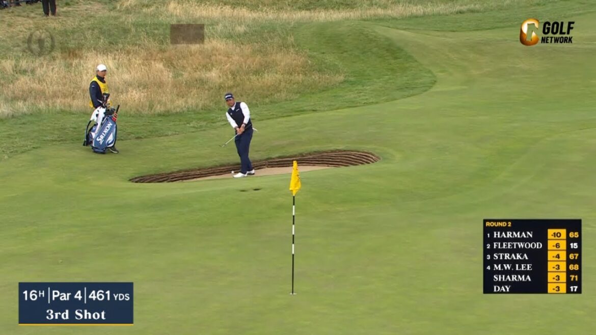 【全英OP23】松山英樹は25位 16番は足をバンカーに入れながらナイスパーセーブ