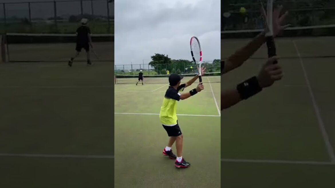 【テニス】櫻井義浩(SYSテニスクラブ) 2021年U-12全国選抜優勝者 関東ジュニア前日練習