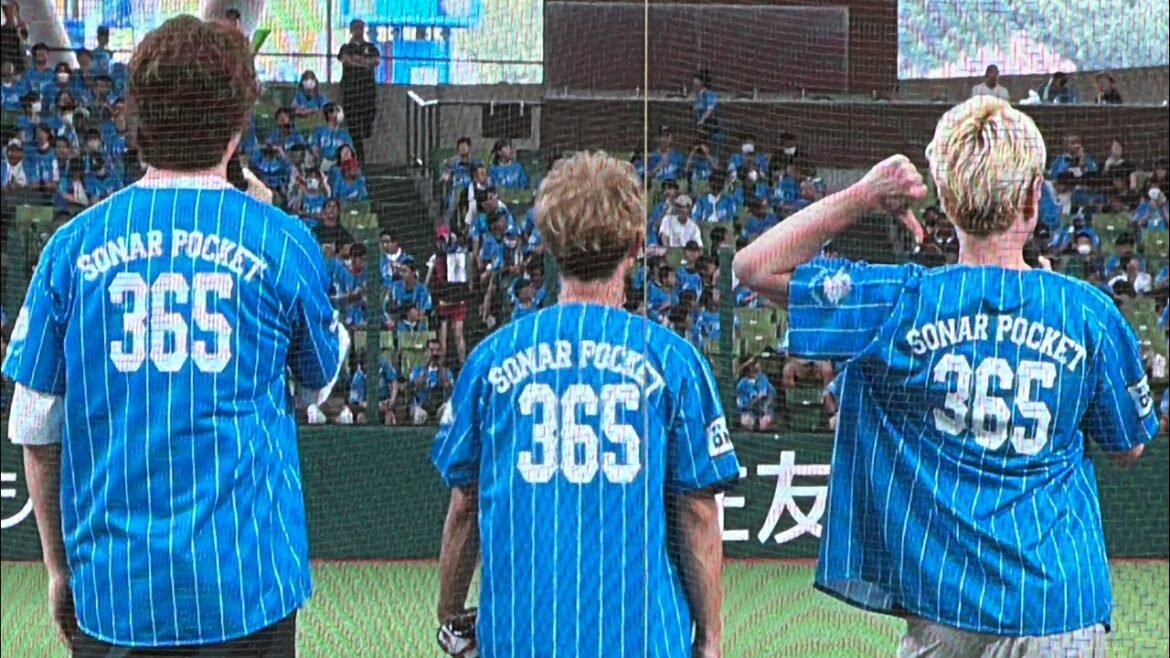 ソナーポケットさんがセレモニアルピッチに登場!【西武vsオリックス】2023/8/6