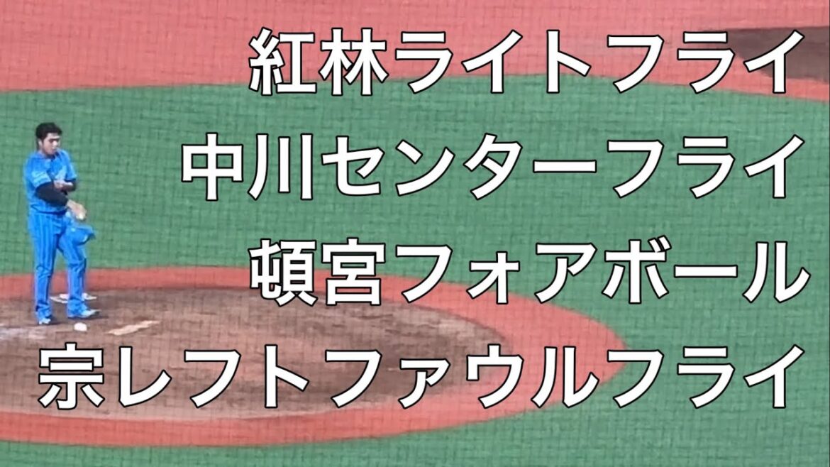 豆田泰志 初のベルーナドーム1軍マウンドへ! 紅林、中川、頓宮、宗への全17球【西武vsオリックス】2023/8/6