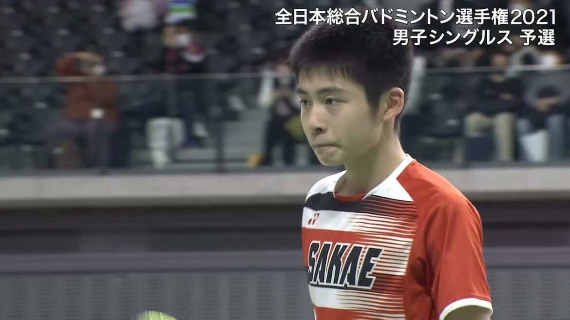 【全日本総合バドミントン選手権2021】男子シングルス予選1回戦 澤田 修志(埼玉栄中学校)×竹内 宏気(丸杉) ハイライト