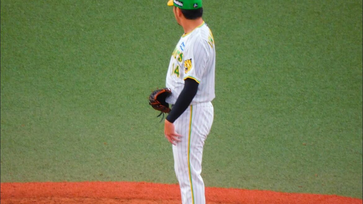 岩貞祐太 逆転のピンチも二遊間の流れるダブルプレーで無失点斬り!!