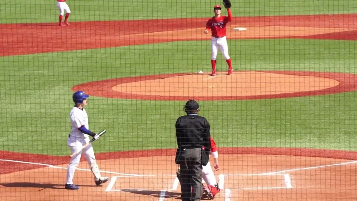 2023/3/7(火) 渕上佳輝(トヨタ自動車) vs 馬場龍星(東京ガス) ライト前ヒット