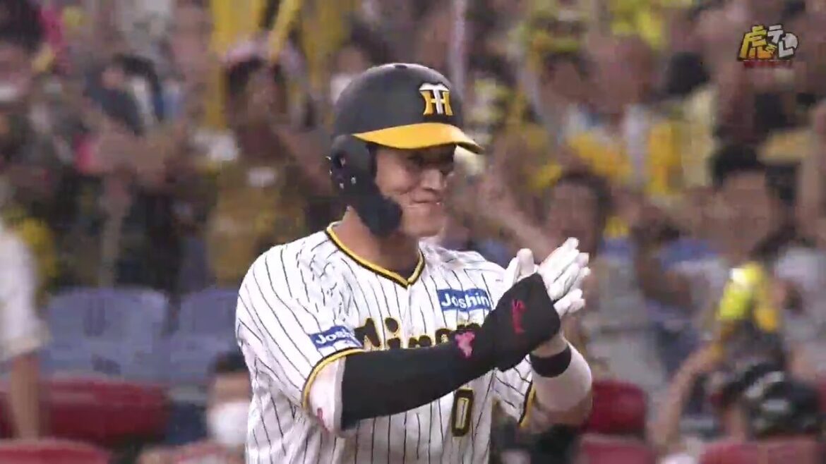 Hanshin-Tigers: 【勝ち越し】5回裏 #木浪聖也 選手のレフト勝ち越し犠牲フライ!攻守にわたって活躍を見せる!【2023/8/23T-D】