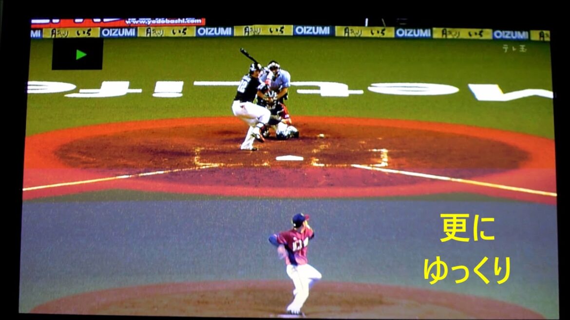 真後ろカメラ 西武 – ソフトバンク 2017 野上(→巨人) 平井 ストライクゾーン