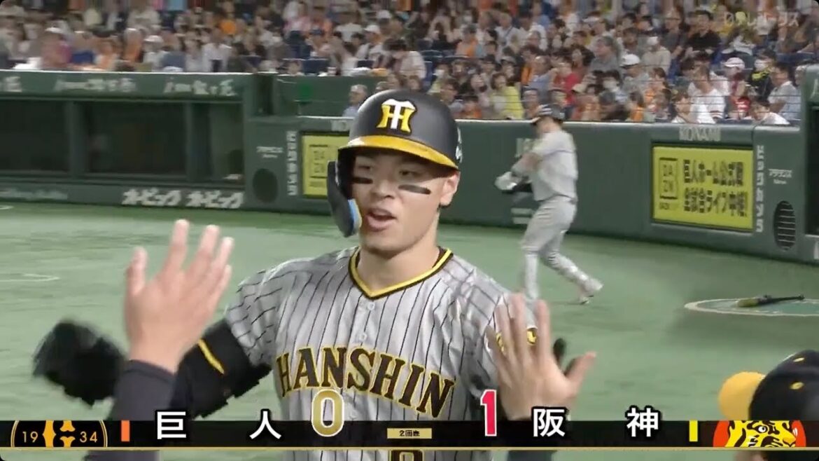 【確信弾】佐藤輝明 完璧に捉えた打球は先制ソロHR!!