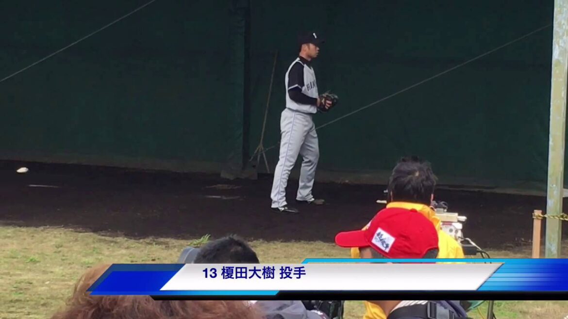 阪神タイガースキャンプ047 沖縄 13 榎田大樹投手ブルペン②