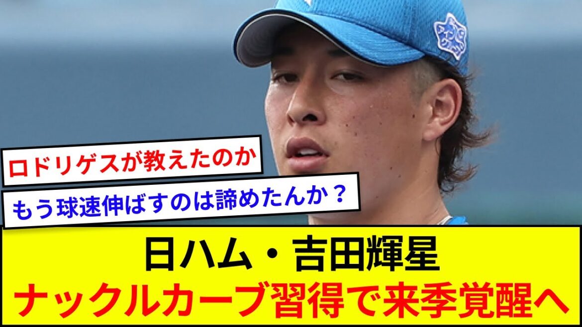 日ハム・吉田輝星、ナックルカーブ習得で来季覚醒へ【5ch反応】