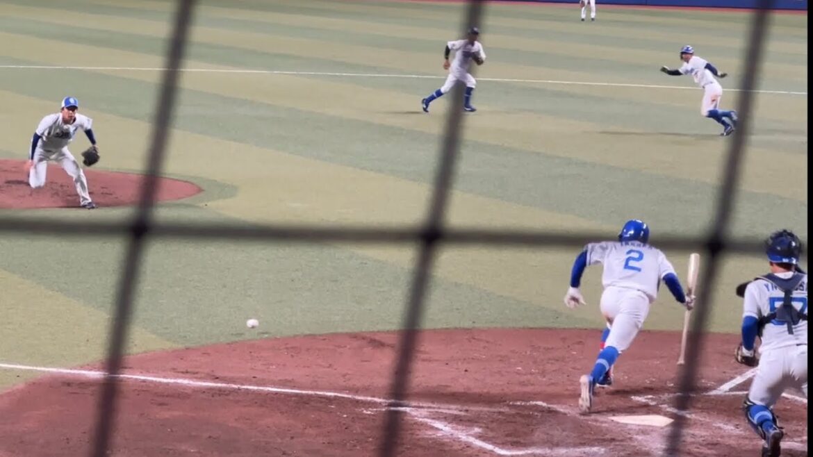 【来期の希望】田中幹也の素早い走塁【中日ドラゴンズ 秋季キャンプ シートバッティング】2023年11月4日 バンテリンドーム