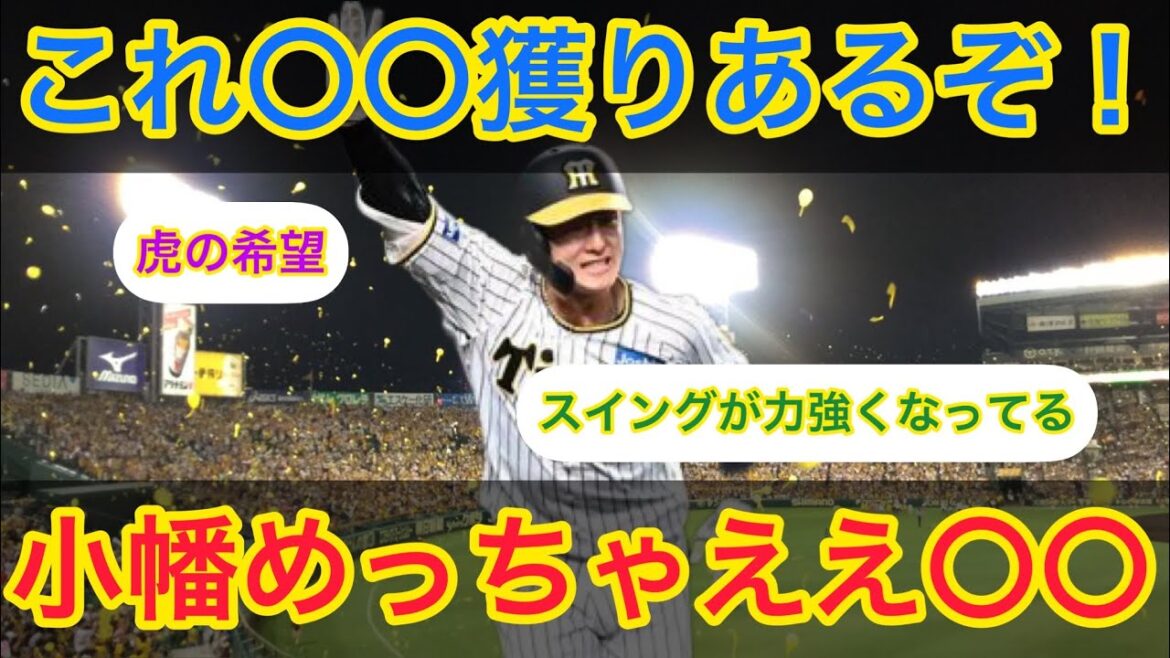 【小幡スイングええやん】確実に成長している。小幡レギュラー獲ってしまえ! #阪神タイガース #小幡竜平 #プロ野球 #阪神 #岡田監督