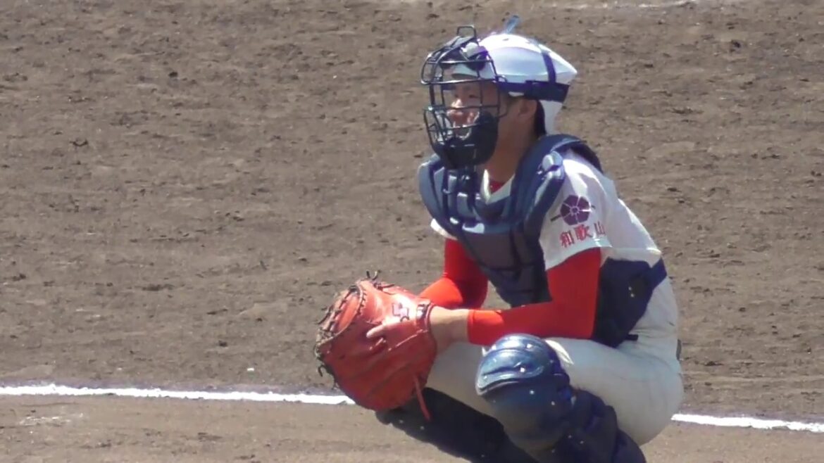 【智辯和歌山の2年生正捕手/二塁スローイング】2018/05/20智辯学園和歌山高2年生・東妻 純平(紀伊中※紀州ボーイズ)