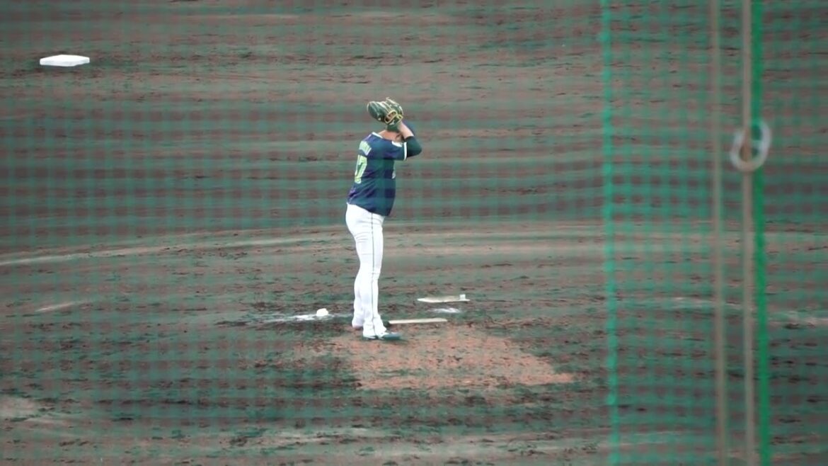 2023/2/15(水) 高橋奎二 サード内野安打 中継ぎ投手(4回裏) vs 山本大斗(千葉ロッテマリーンズ)