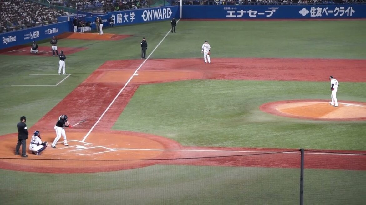 2022/10/30(日) 石山泰稚 センターフライ 中継ぎ登板(8回表) vs 紅林弘太郎(オリックス・バファローズ)