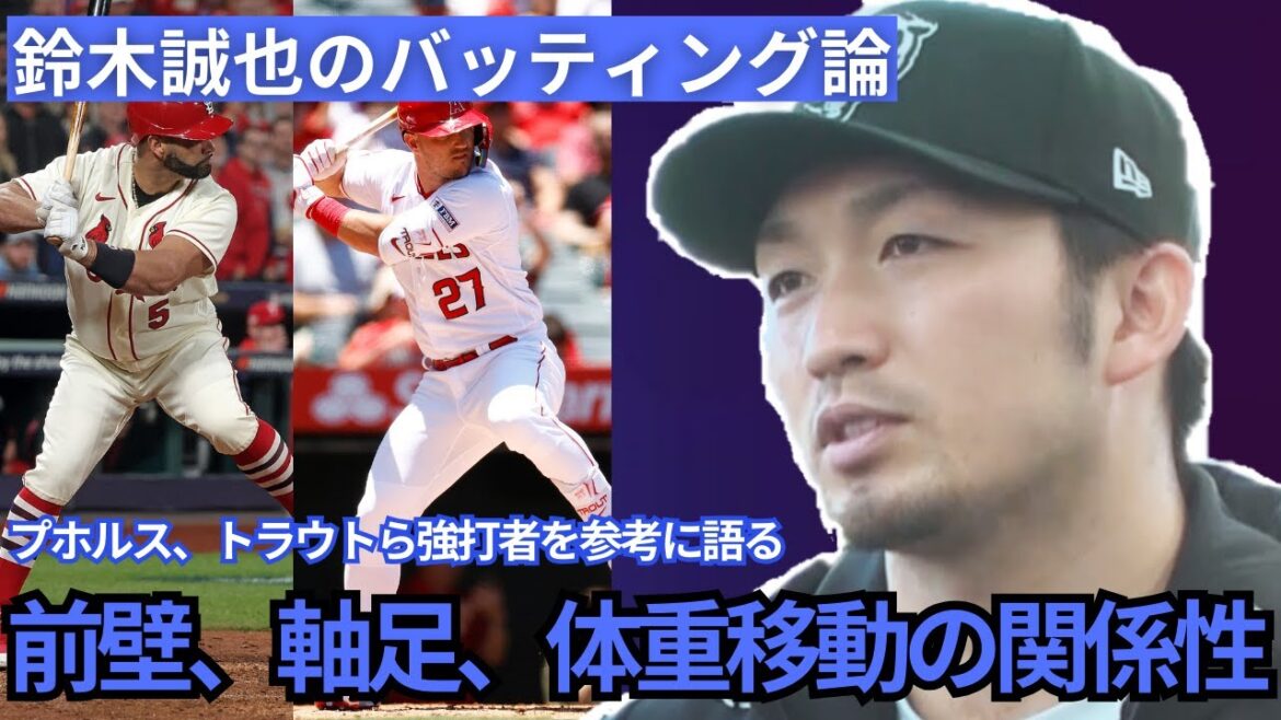 【超必見】鈴木誠也が語るトラウト、プホルス、大谷翔平の「軸足」論