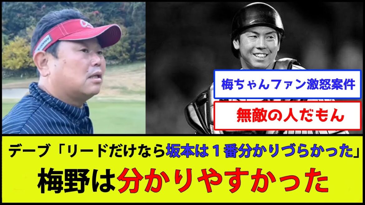 【デーブ】阪神・梅野、元他球団コーチからリードがわかりやすいと言われてしまう【阪神タイガース】【なんJ 2ch 5chプロ野球スレ】