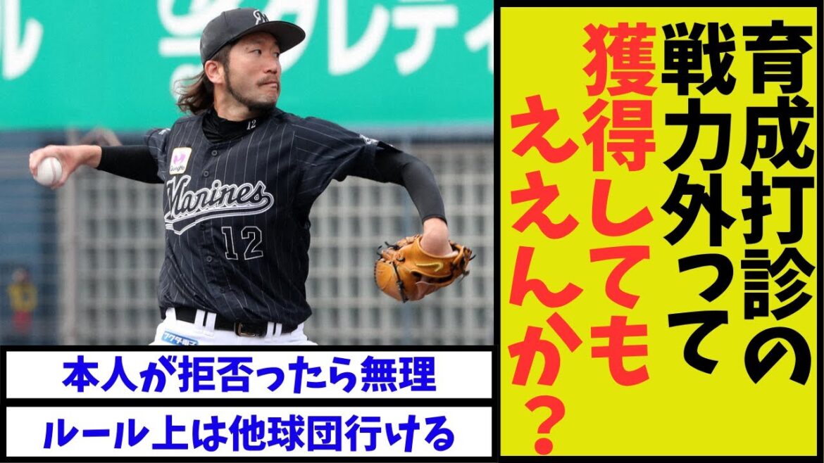 【疑問】育成打診の石川歩って他球団は獲得できるんか?【なんj反応】