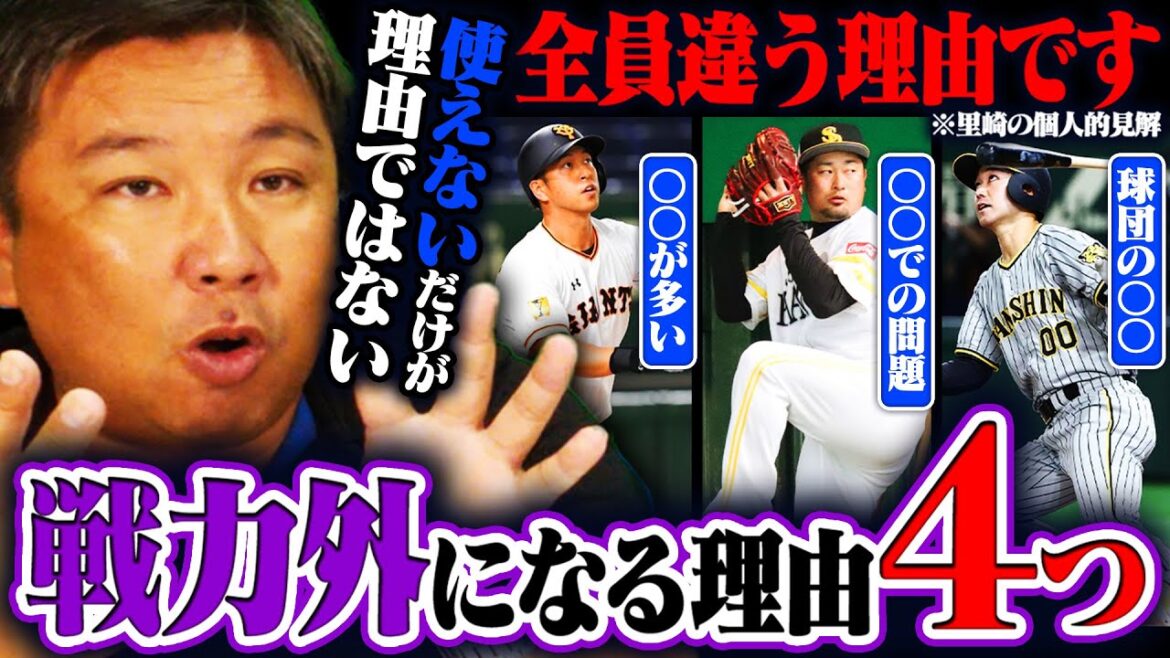 【戦力外通告】プロ野球選手は引退後8割は自己破産する⁉︎なぜトライアウト参加しない選手がいるの⁉︎戦力外になる選手の4つの理由とは⁉︎野球界の疑問を里崎が答える‼︎