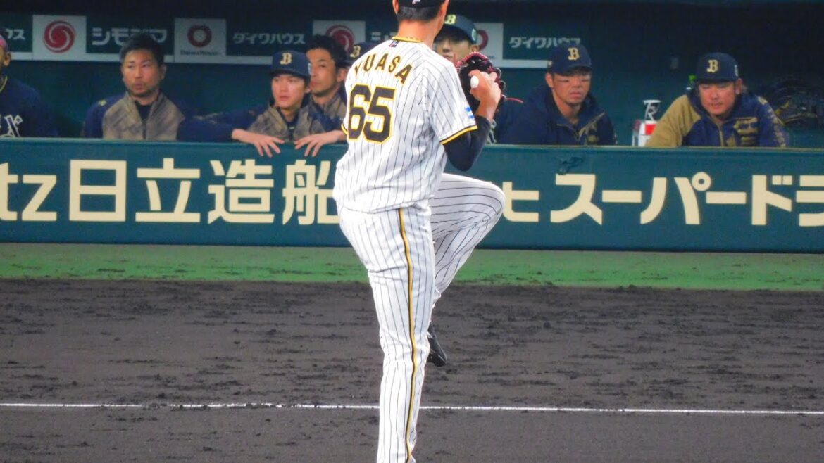 【完全復活】おかえり!!湯浅京己 今日は1回を2奪三振を含む三者凡退に抑える好リリーフ 今日も悪い流れを一気に変えてチームに勢いをつける