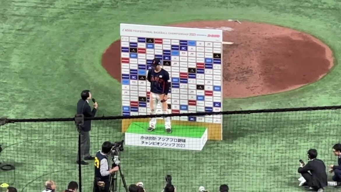 藤原恭大「世界一の目標に貢献したい」お立ち台ヒーローインタビュー【日本10-0オーストラリア】アジアプロ野球チャンピオンシップ 2023/11/18