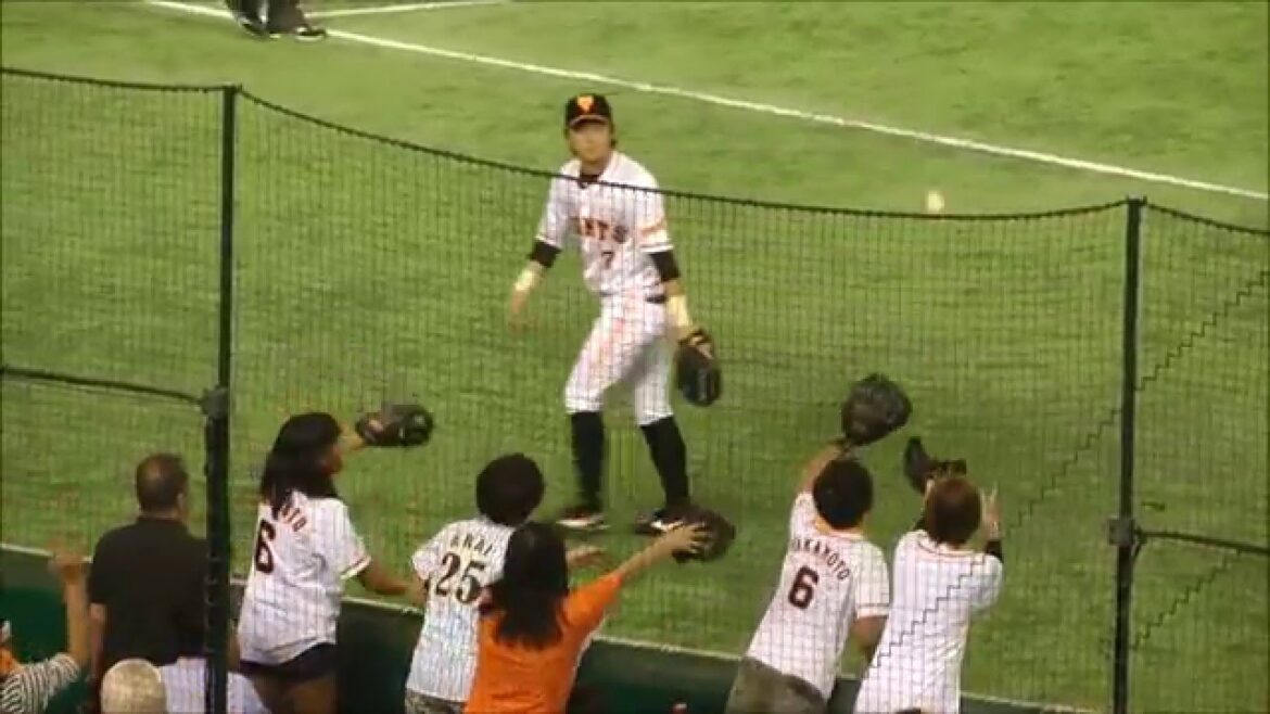 【巨人】ジャイアンツ長野久義「ファンサービス “神対応” 」2014