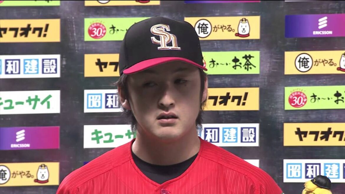 ソフトバンクホークス 飯田優也投手・柳田悠岐選手 ヒーローインタビュー 20140905