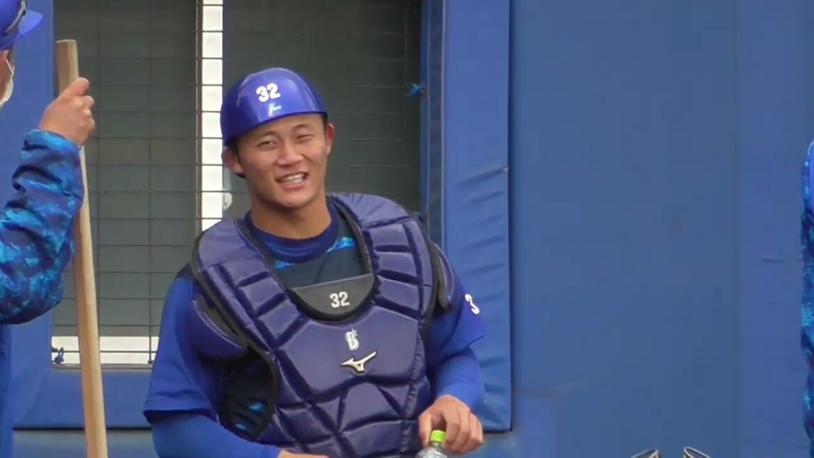 2022年11月 横浜DeNA 秋季トレーニング・本期間練習　益子選手の練習風景