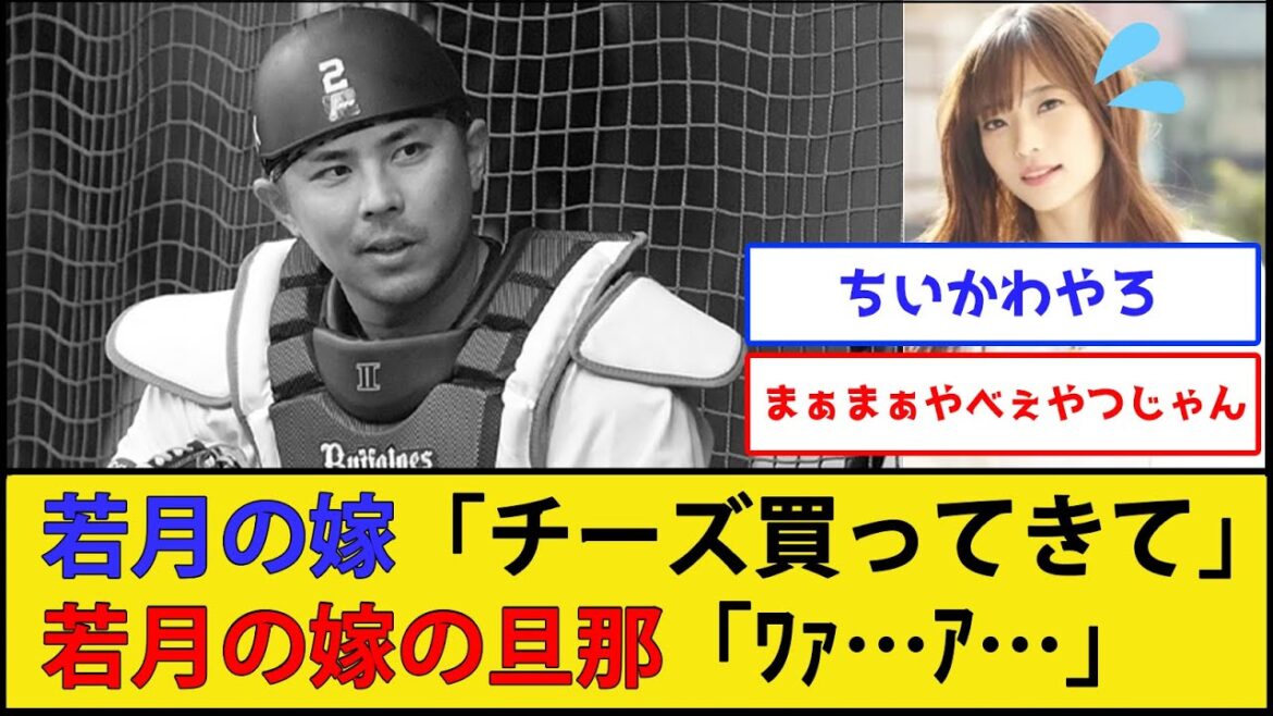 【ヤバいわよ】オリックス若月、ピザ用チーズを頼まれるも生春巻きを購入して帰宅wwww【オリックスバファローズ】【なんJ 2ch プロ野球反応集】