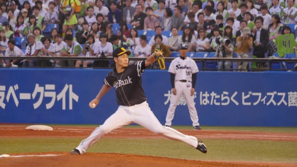 福岡ソフトバンクホークス 武田翔太 投球フォーム（スローモーション）【2018.6.19】