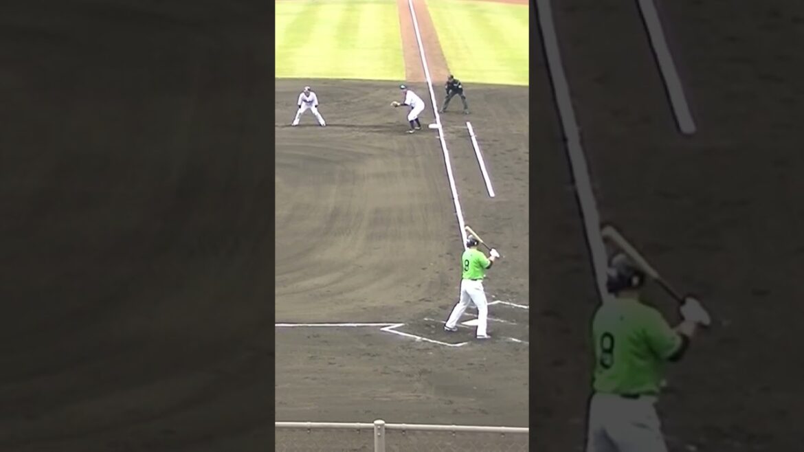 元スワローズ中山翔太〜笠原祥太郎から豪快なホームラン【プロ野球12球団合同トライアウト2023年11月15日】