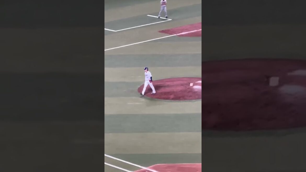 豪快なアーム投法からのクイックで打者を翻弄するドラゴンズ清水