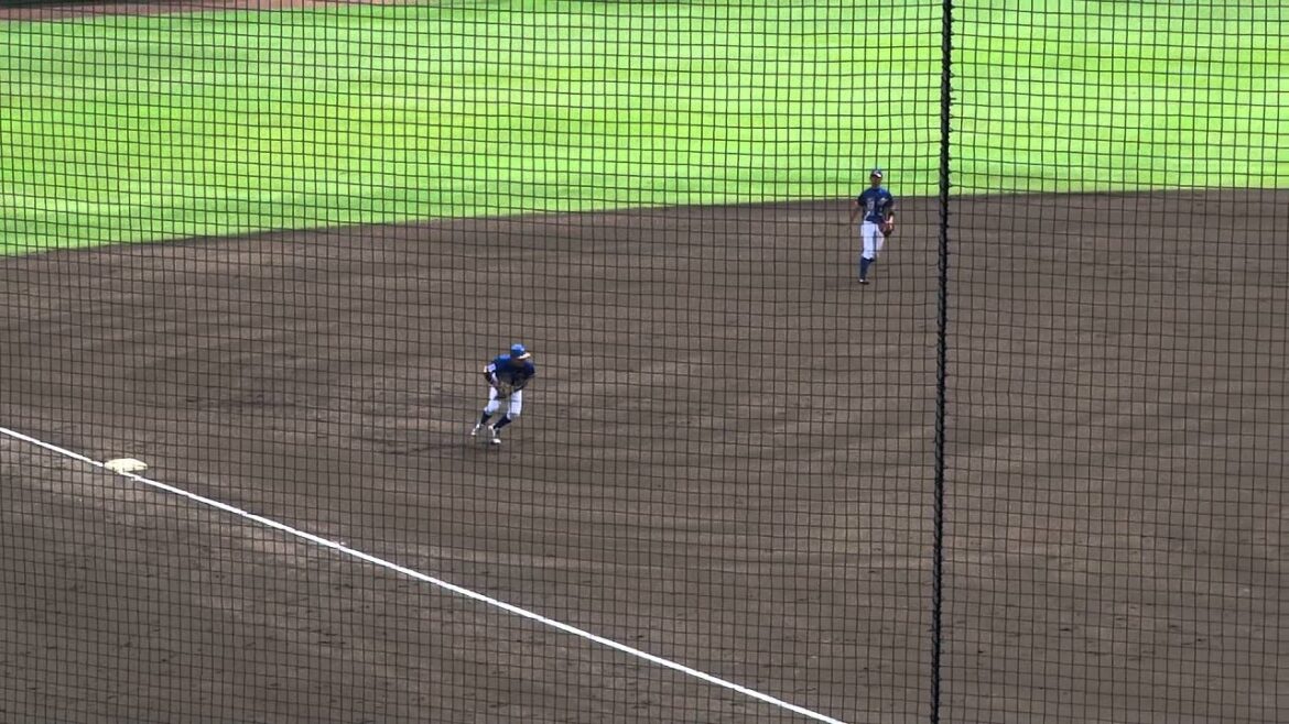 2014/09/10 BFL 兵庫ブルーサンダーズ 山川知大、豪快な投げっぷりで巨人相手に１回無失点！