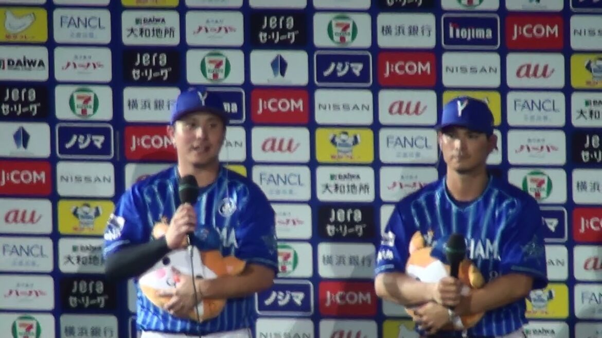横浜DeNAベイスターズ 佐野恵太・神里和毅ヒーローインタビュー8月14日 横浜DeNAベイスターズ 佐野恵太・神里和毅ヒーローインタビュー8月14日