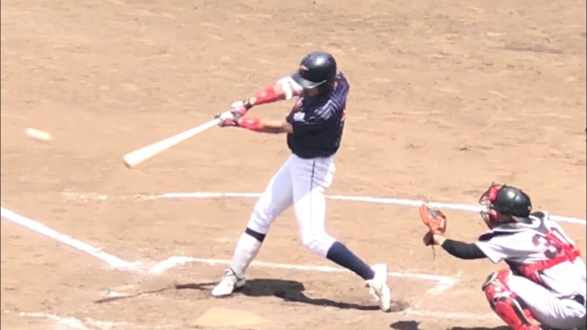 【東都2部の最多安打】国士舘大 高部瑛斗（4年 東海大甲府）完璧に捉えた強烈な打球!! 2019/5/17