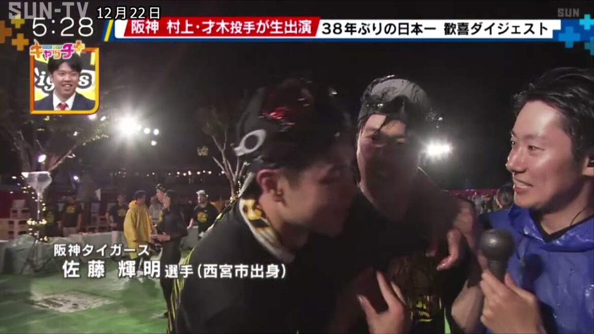 阪神タイガース日本一おめでとうSP 村上頌樹投手＆才木浩人投手生出演🐯⚾