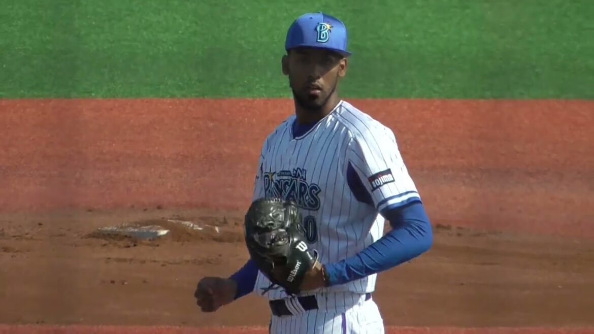 2022年3月 春季教育リーグ 横浜DeNA ー 東京ヤクルト　スターリン投手 6回表の投球