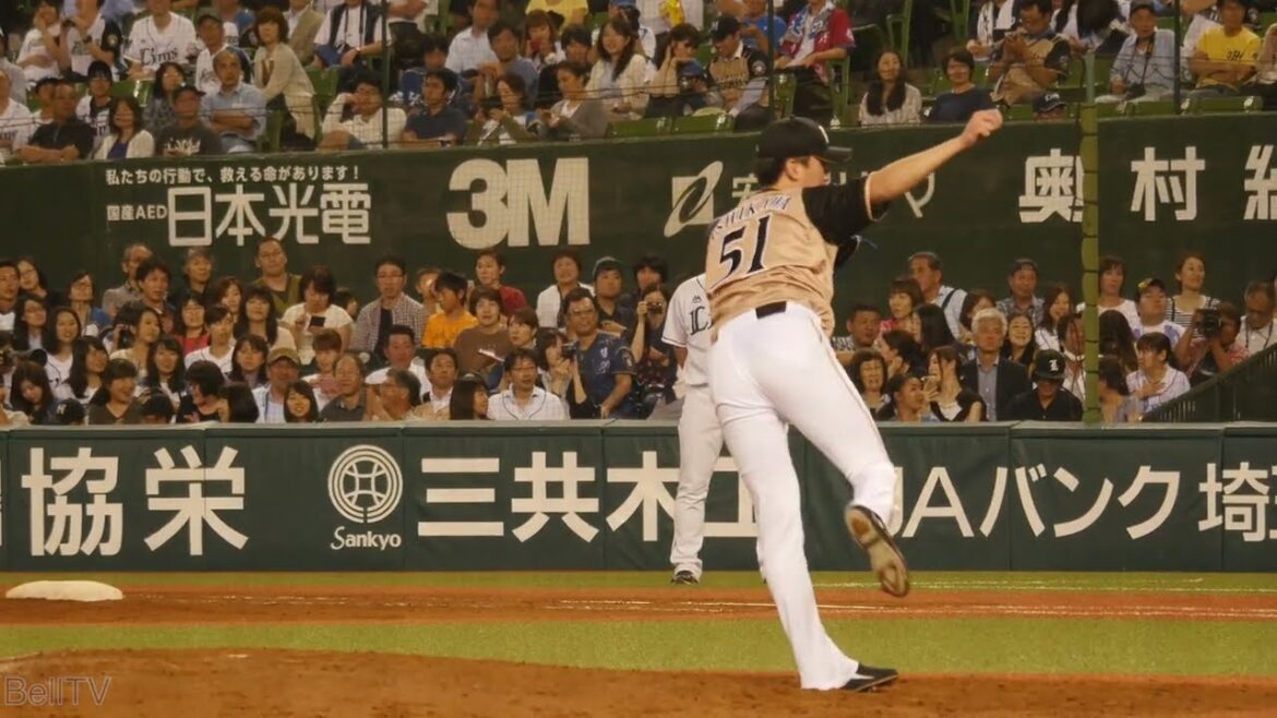 石川直也 投球フォーム（スローモーション） 北海道日本ハムファイターズ