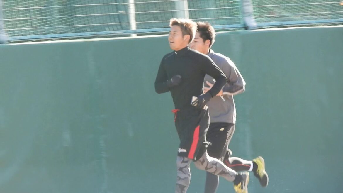 20.1.9　永野-鎌田ランニング　千葉ロッテ自主トレ（ロッテ浦和）