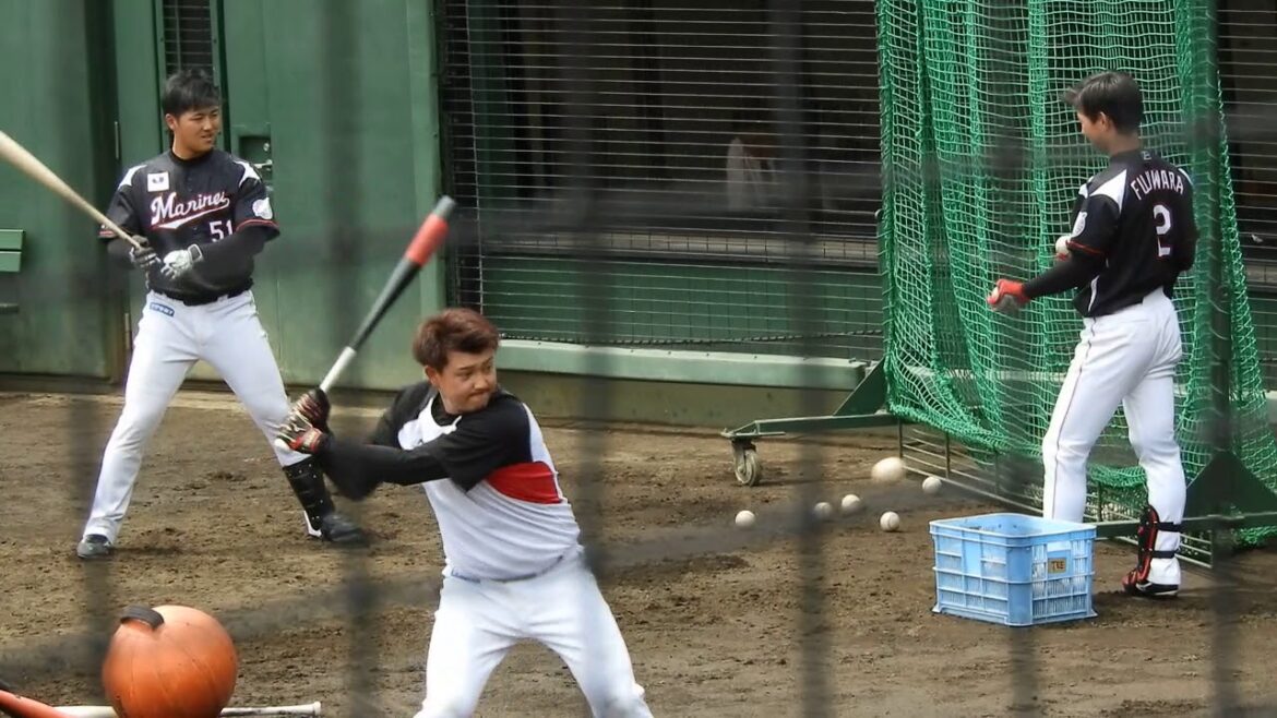 19.5.3　山口・宗接打撃練習　ジャイアンツ球場