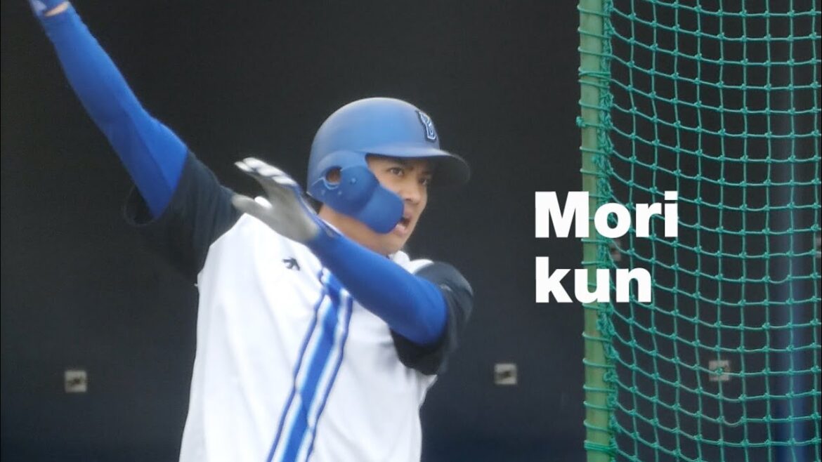 一生懸命バッティングをする森敬斗選手 秋季トレーニング最終日⚾︎【横須賀DOCK 横浜DeNAベイスターズ 2023/11/18】