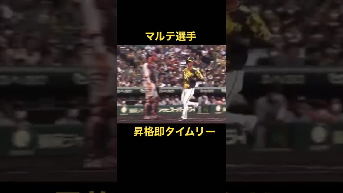 【阪神タイガース】マルテタイムリーヒット　昇格即タイムリーヒット！！
