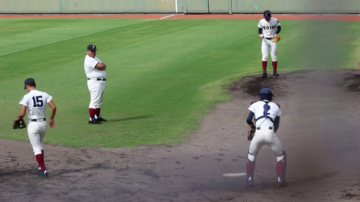 2017.9.18 高校野球 秋季大会 大阪桐蔭 新エース 柿木蓮君 ブルペン
