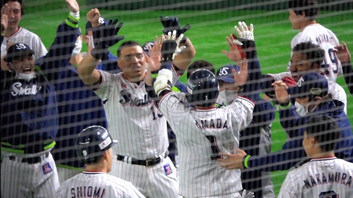 起死回生！山田哲人同点ホームラン！ベンチ全員飛び出す！日本シリーズ 第5戦 2021/11/25