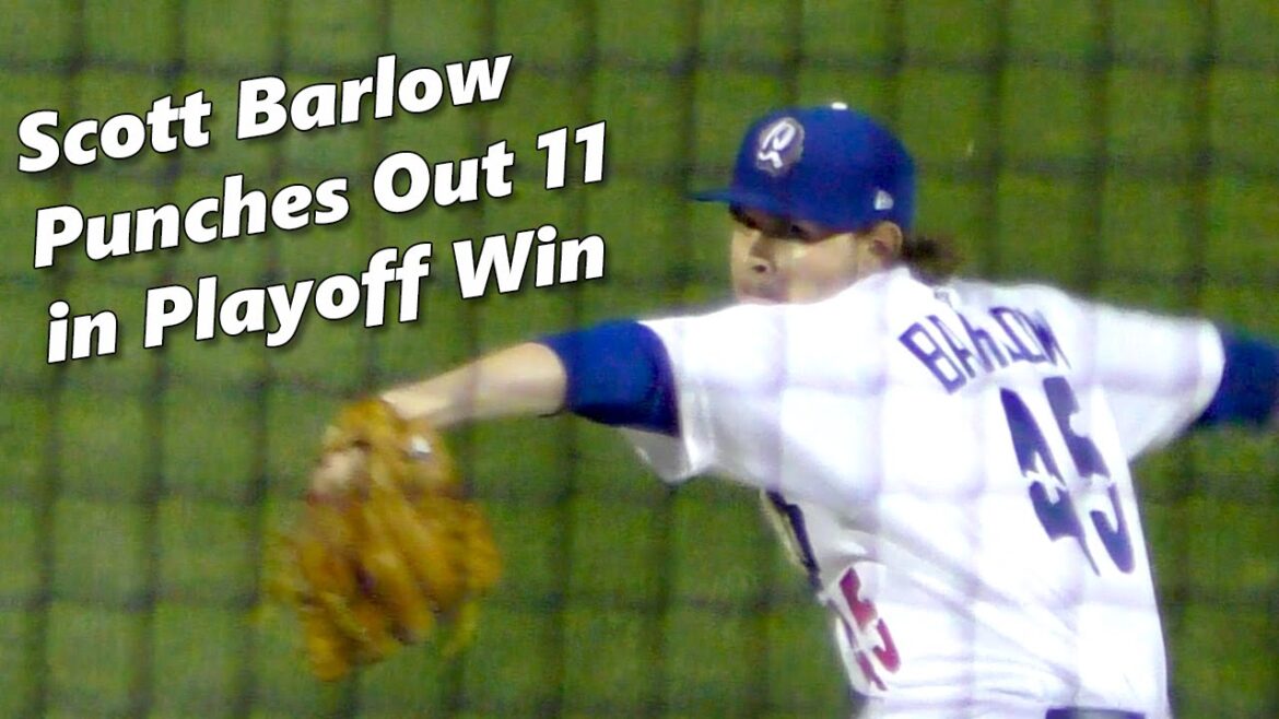 Scott Barlow punches out 11 in playoff win