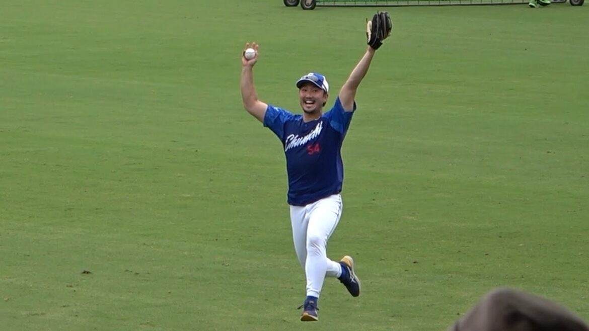 躍動感が凄いレフト藤嶋（笑） (2023/07/23)